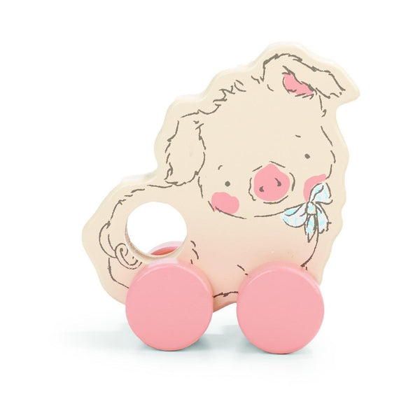 Image of Hammie Pig Push Toy-Push Pull Toy-Bunnies By the Bay-bbtbay