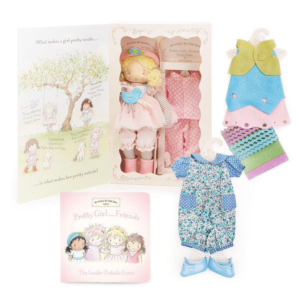 ﻿The Elsie Girl Friend Doll and Book Set--Bunnies By The Bay