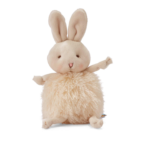 Bunny Plush Stuffed Animal - Roly Poly Rutabaga Cream Bunny - Limited Edition-Stuffed Animal-SKU: 101064 - Bunnies By The Bay