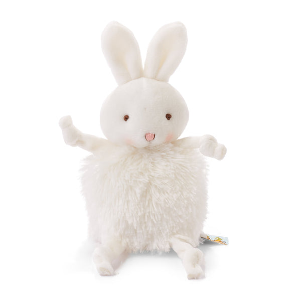 Bunny Plush Stuffed Animal - Roly Poly Bun Bun White Bunny - Limited Edition-Stuffed Animal-SKU: 101065 - Bunnies By The Bay