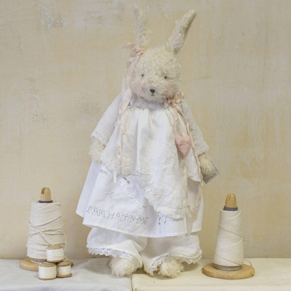 Hutch Studio - Miss Peace And Love - One Of A Kind Bunny-HutchStudio Original-Bunnies By The Bay