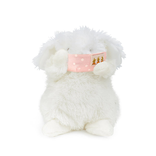 Wee Ittybit Bunny with Face Mask-Stuffed Animal-SKU: 101140 - Bunnies By The Bay