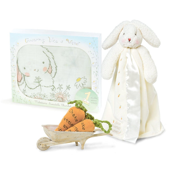 Bun Bun Milestone Blanket and Buddy Gift Set-Gift Set-Bunnies By The Bay