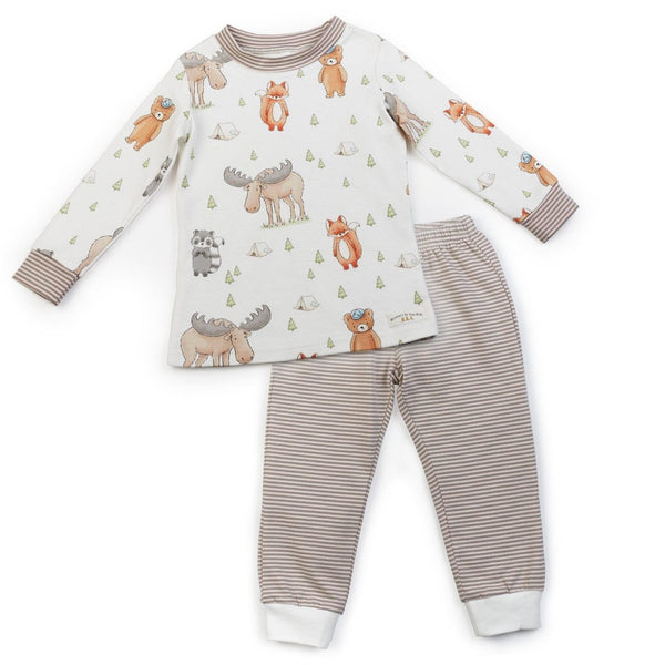 Image of Camp Cricket Camp Out Set-Apparel-Bunnies By The Bay-12-18 months-Forest Friends Print-bbtbay