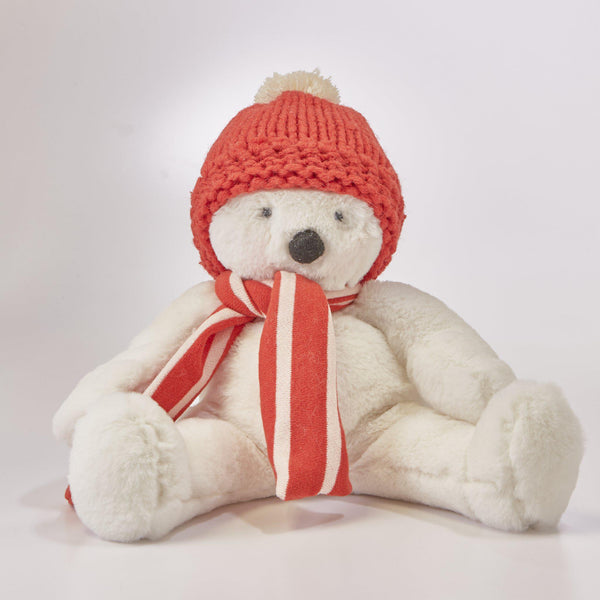 Hutch Studio - Sam the Snowman - Limited Edition Handmade Snowman-HutchStudio Original-SKU: HS-146 - Bunnies By The Bay