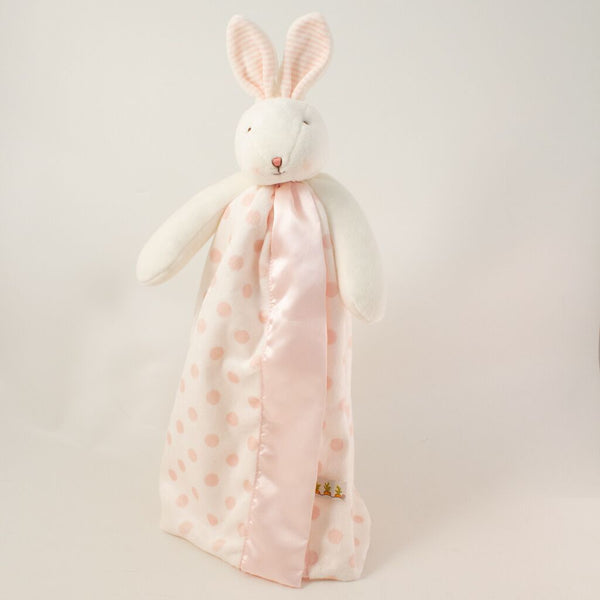 Image of Dotted Pink Bunny Buddy Blanket - Carrots® Collection-Bunnies By the Bay-bbtbay