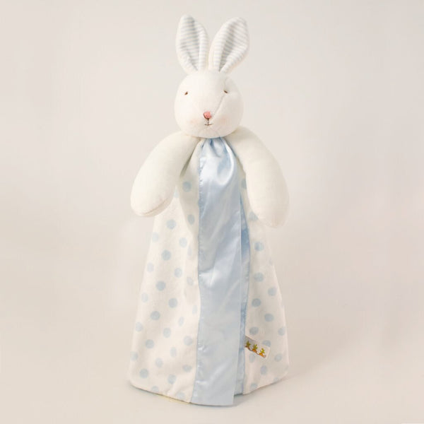 Image of Dotted Blue Bunny Buddy Blanket - Carrots® Collection-Buddy Blanket-Bunnies By the Bay-bbtbay