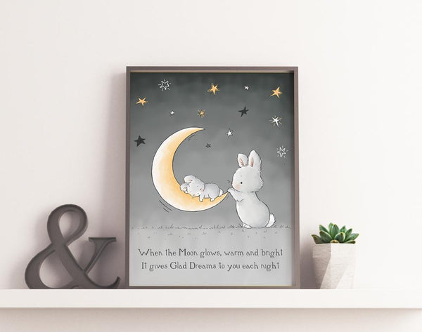 Image of Digital Art: Give Glad Dreams-Digital Art-Bunnies By The Bay-bbtbay