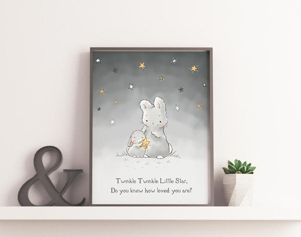 Image of Digital Art: Twinkle Twinkle Little Star-Digital Art-Bunnies By The Bay-bbtbay